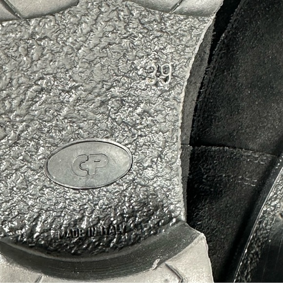 Aquatalia Black Suede Leather Zip Up Block Heel Waterproof Ankle Boots Size 8 - Picture 6 of 7